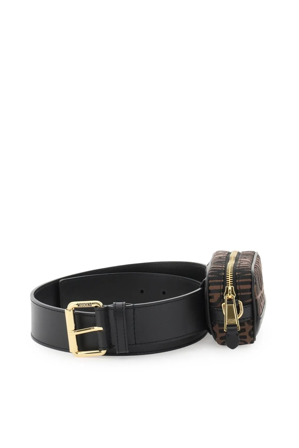 Moschino belt with pouch