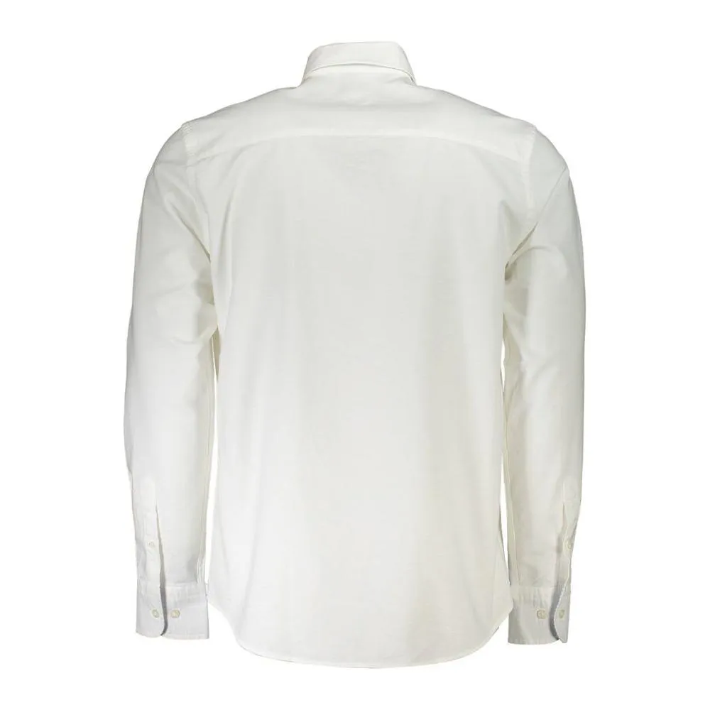 North Sails White Cotton Men Shirt