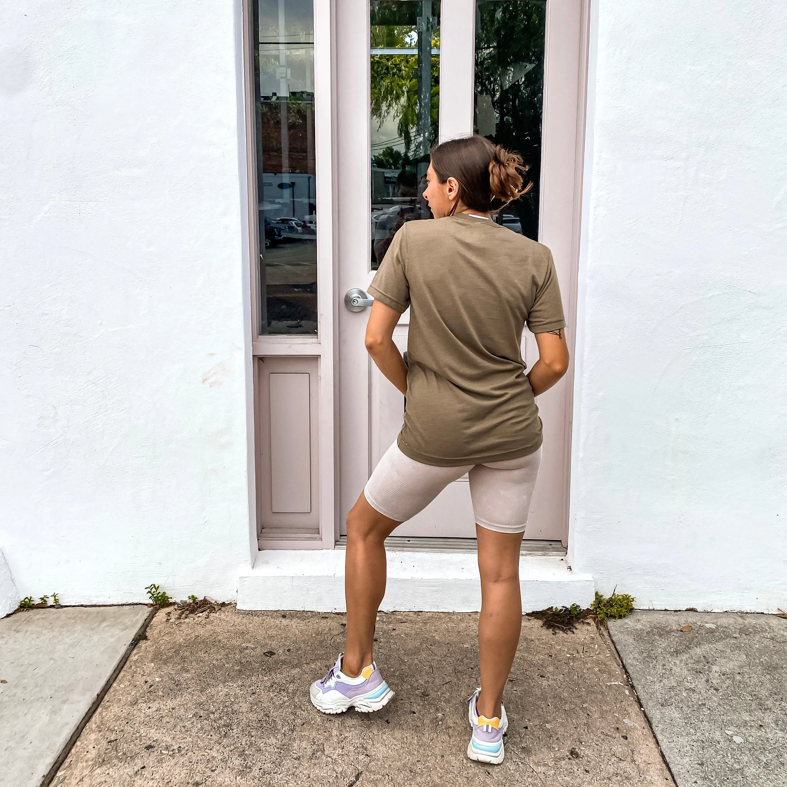 Pastel Purple Bike Shorts