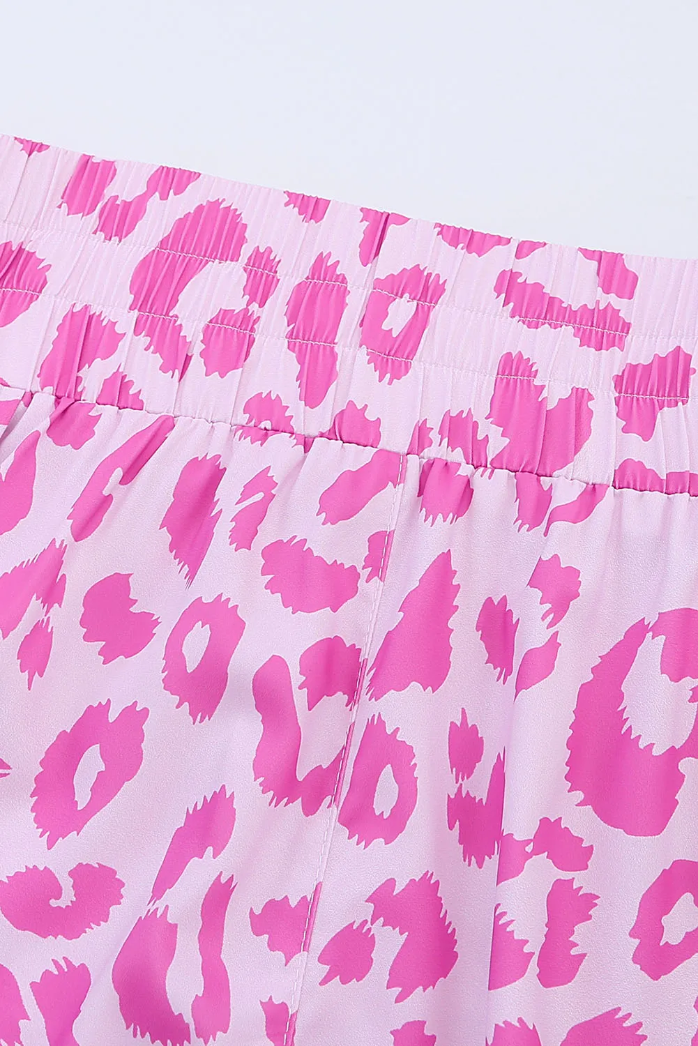 Pink Leopard Vacation Shorts