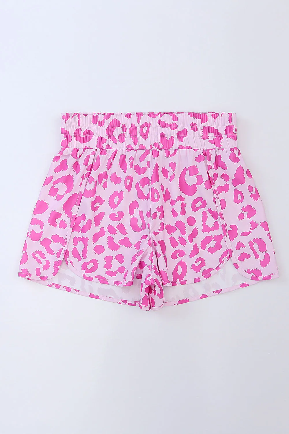 Pink Leopard Vacation Shorts