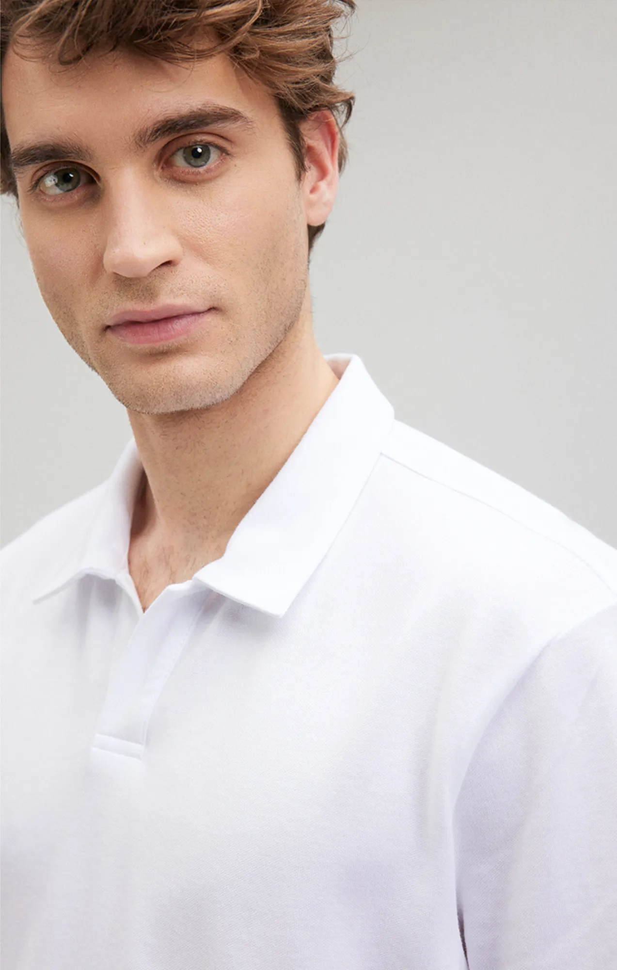 POLO SHIRT IN WHITE