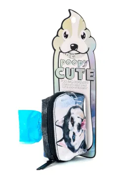 poopyCUTE | Cute Poop Bag Holder | DOGGIE Husky