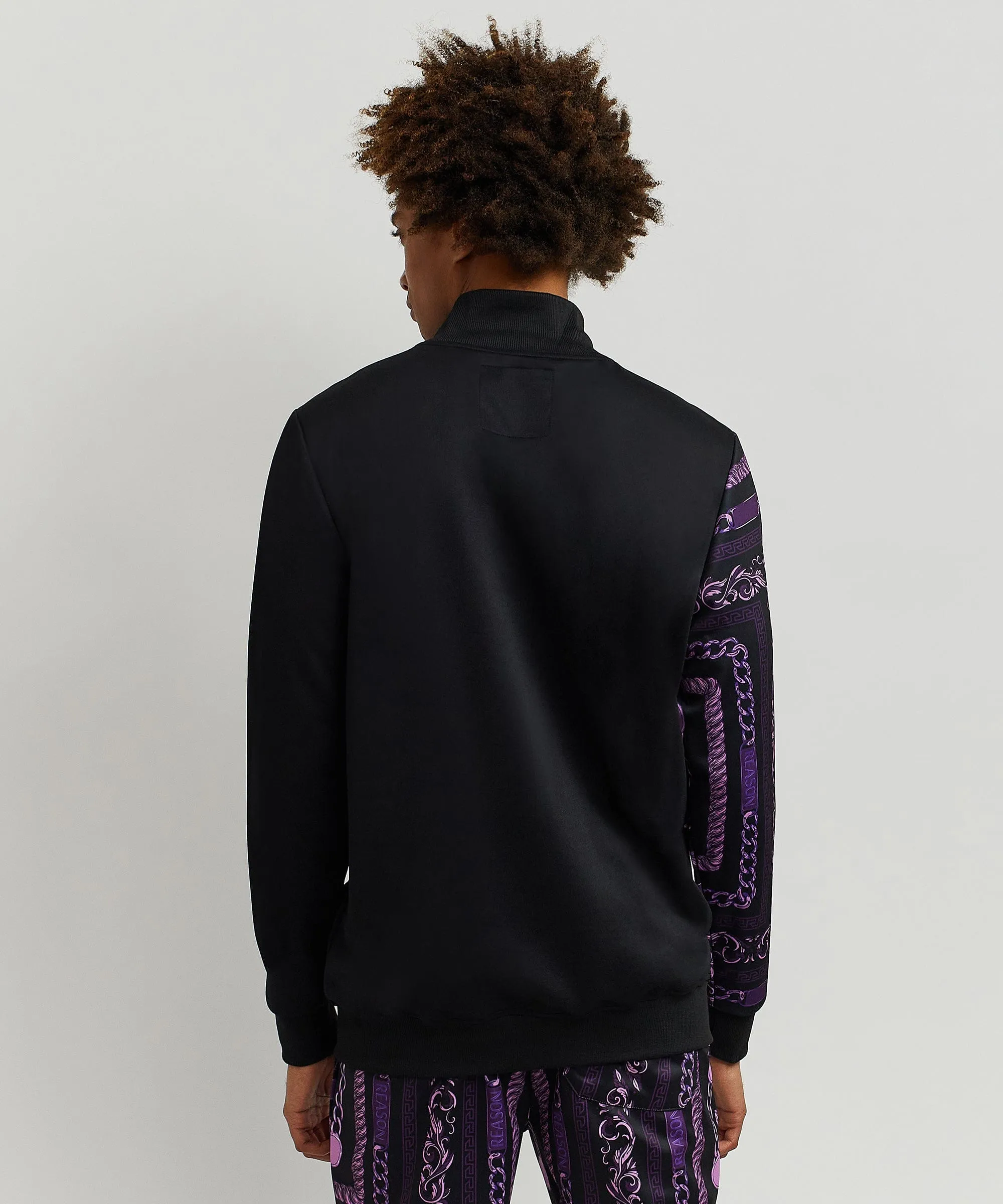 Purple Chain Link Track Jacket