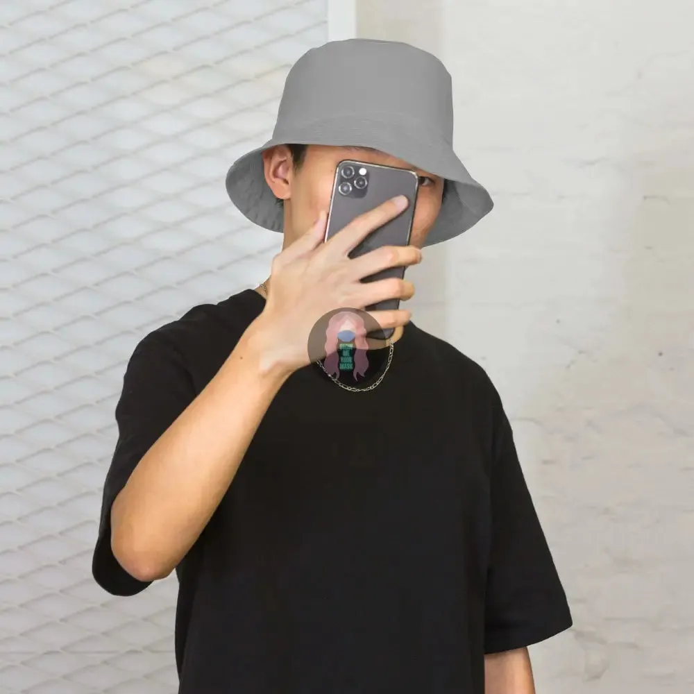 "Team Orca" grey bucket hat