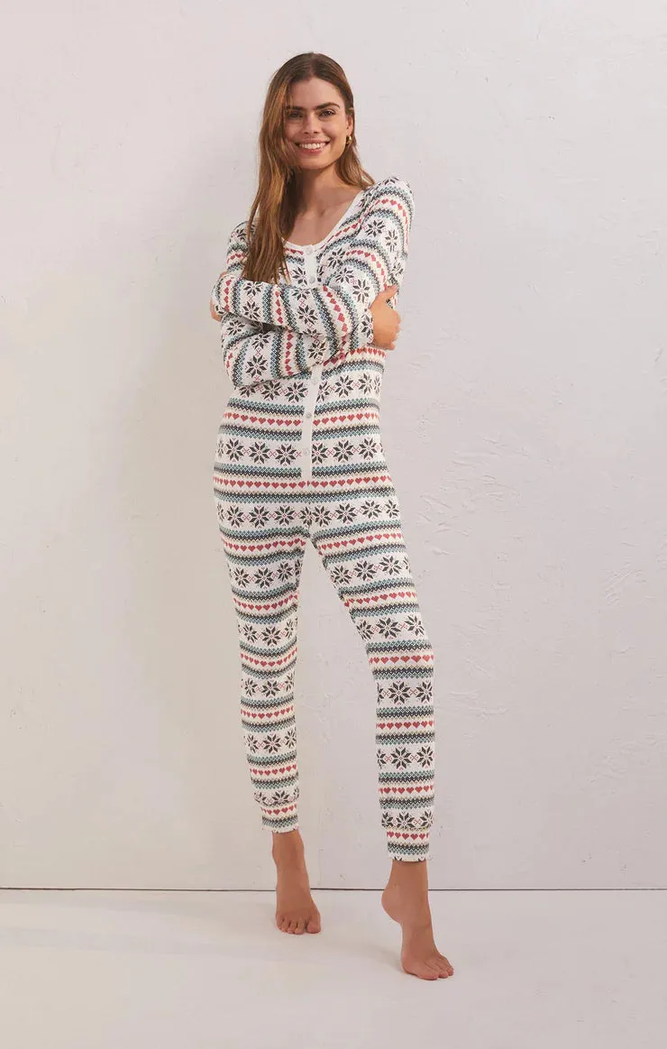 Snowflake Pointelle Onesie