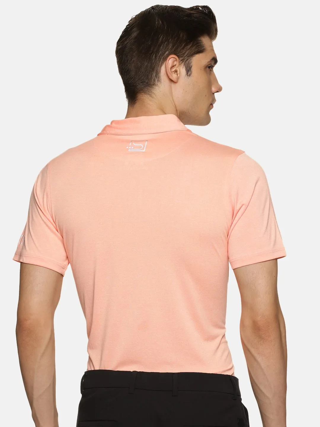 Styzen Mens Peach Golf Polo T- Shirt