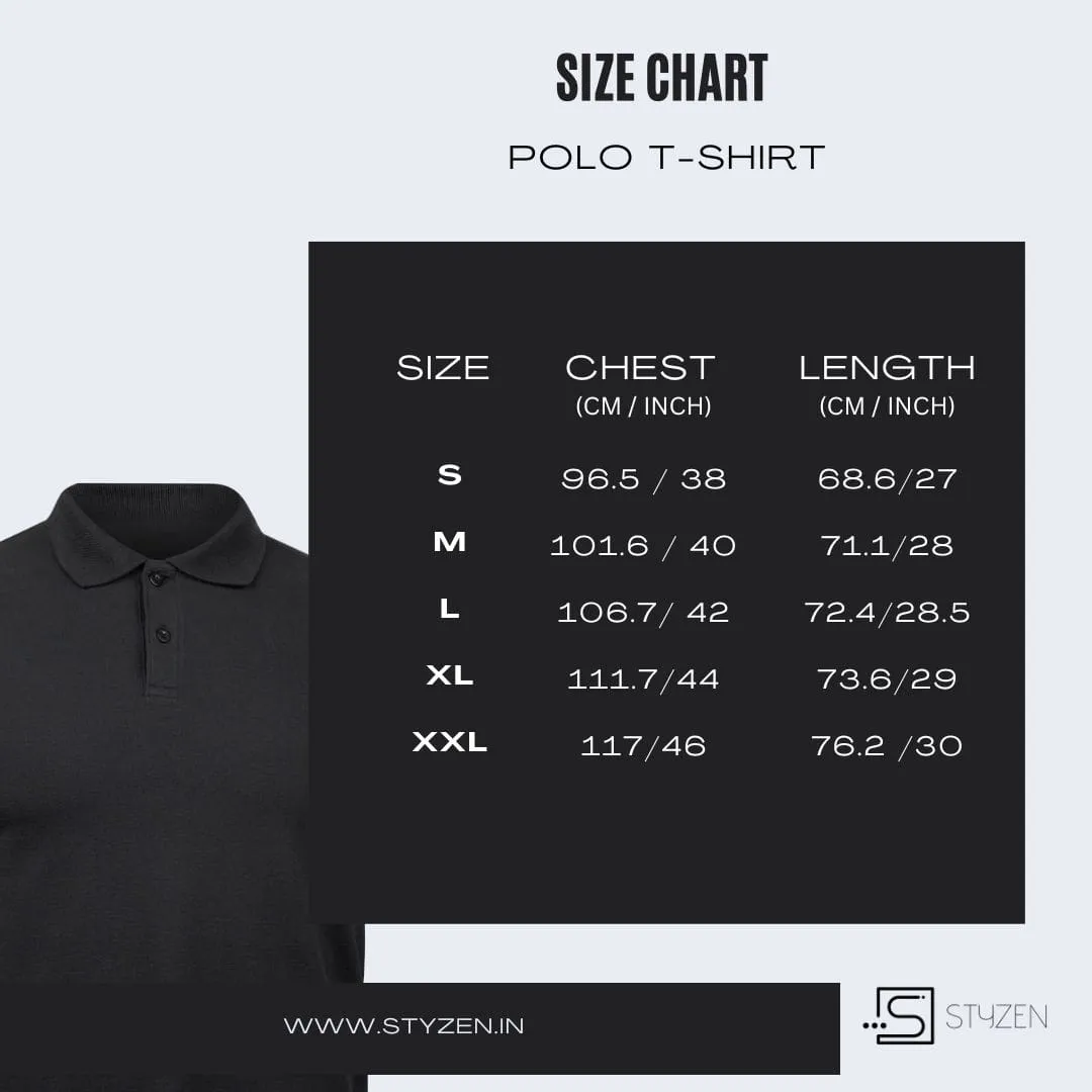 Styzen Mens Peach Golf Polo T- Shirt