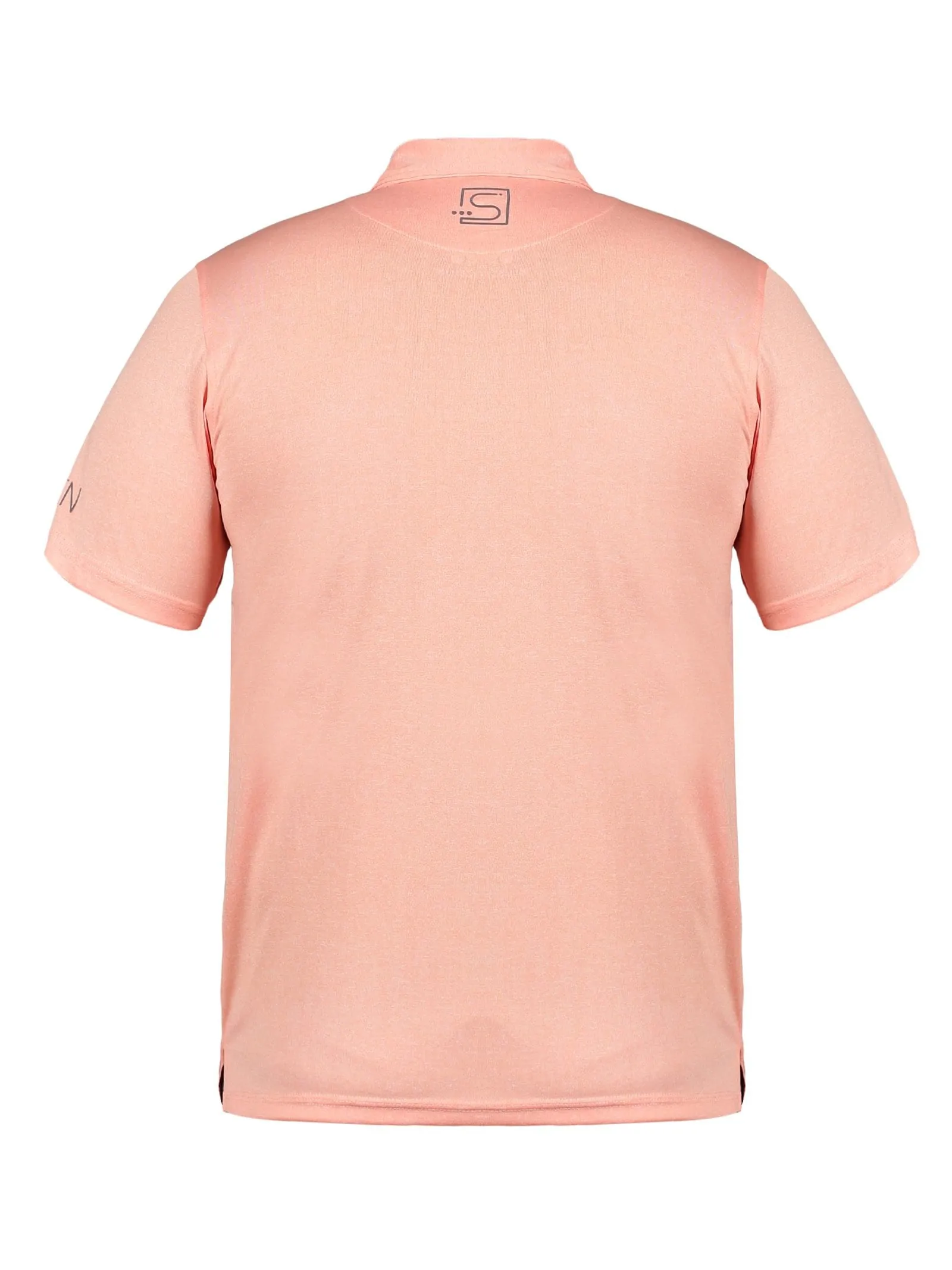 Styzen Mens Peach Golf Polo T- Shirt