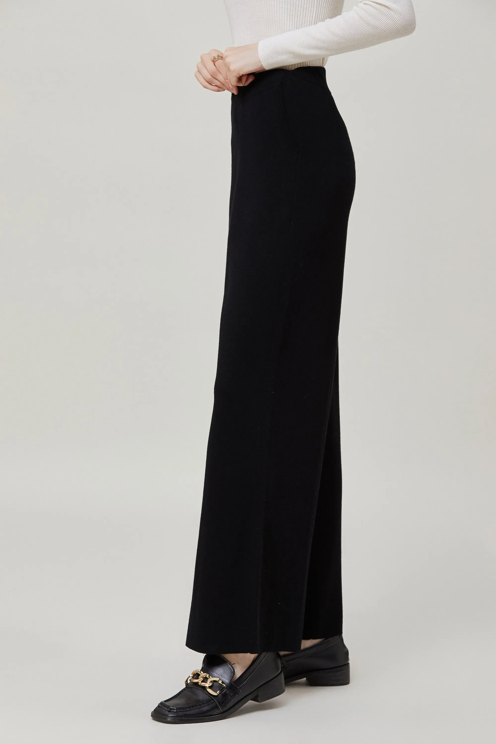 Sylphide | Sian Black Wool Blend Pants