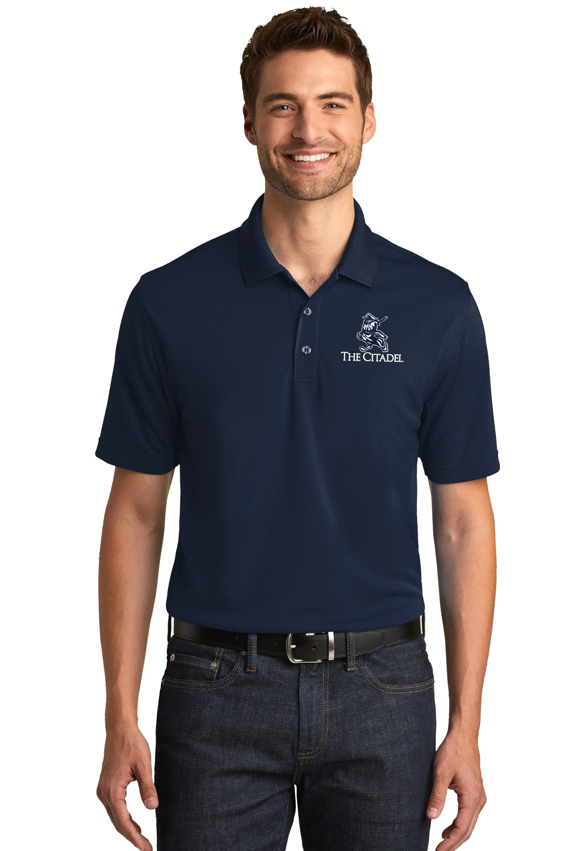 The Citadel, Marching Bulldog, UV Micro-Mesh Polo