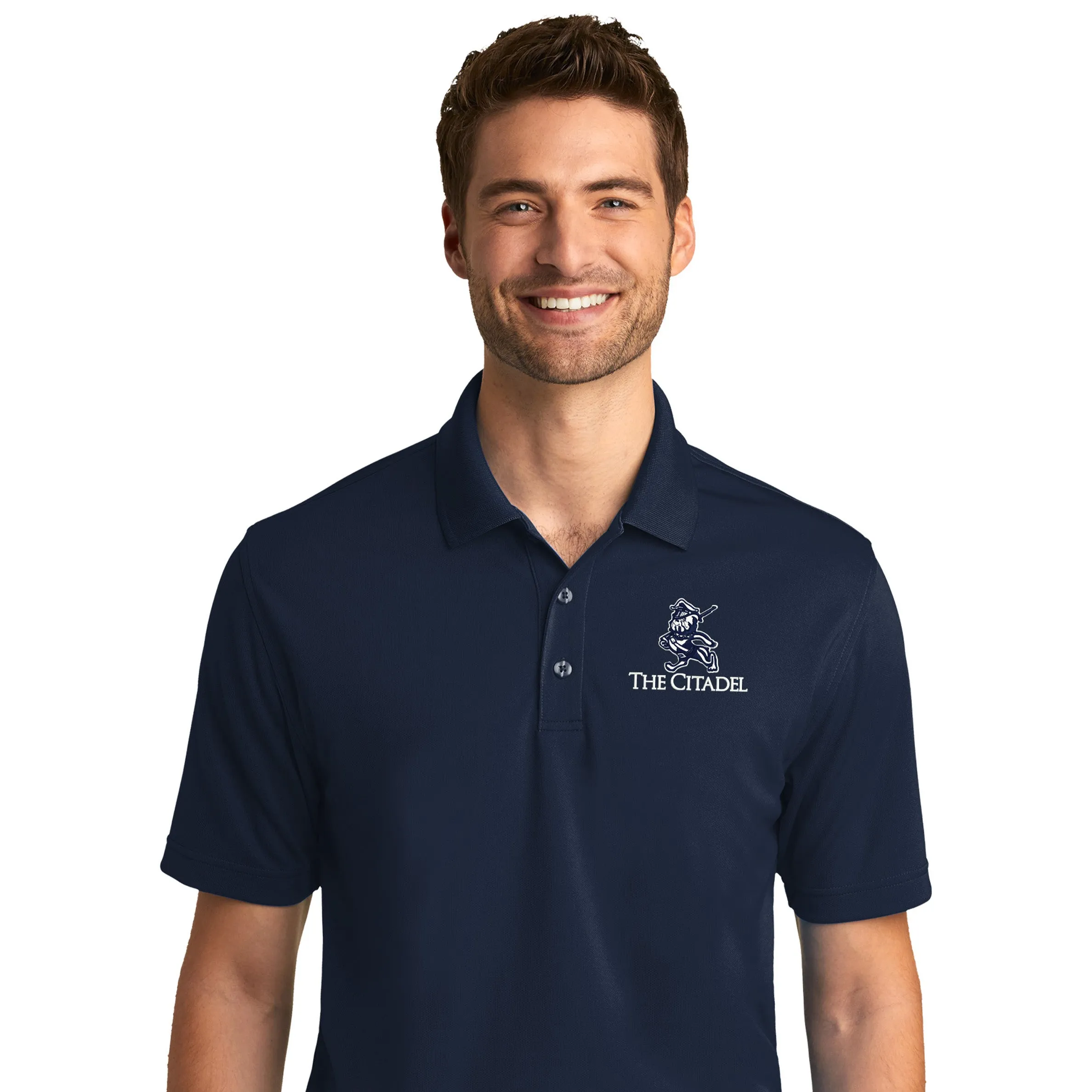 The Citadel, Marching Bulldog, UV Micro-Mesh Polo