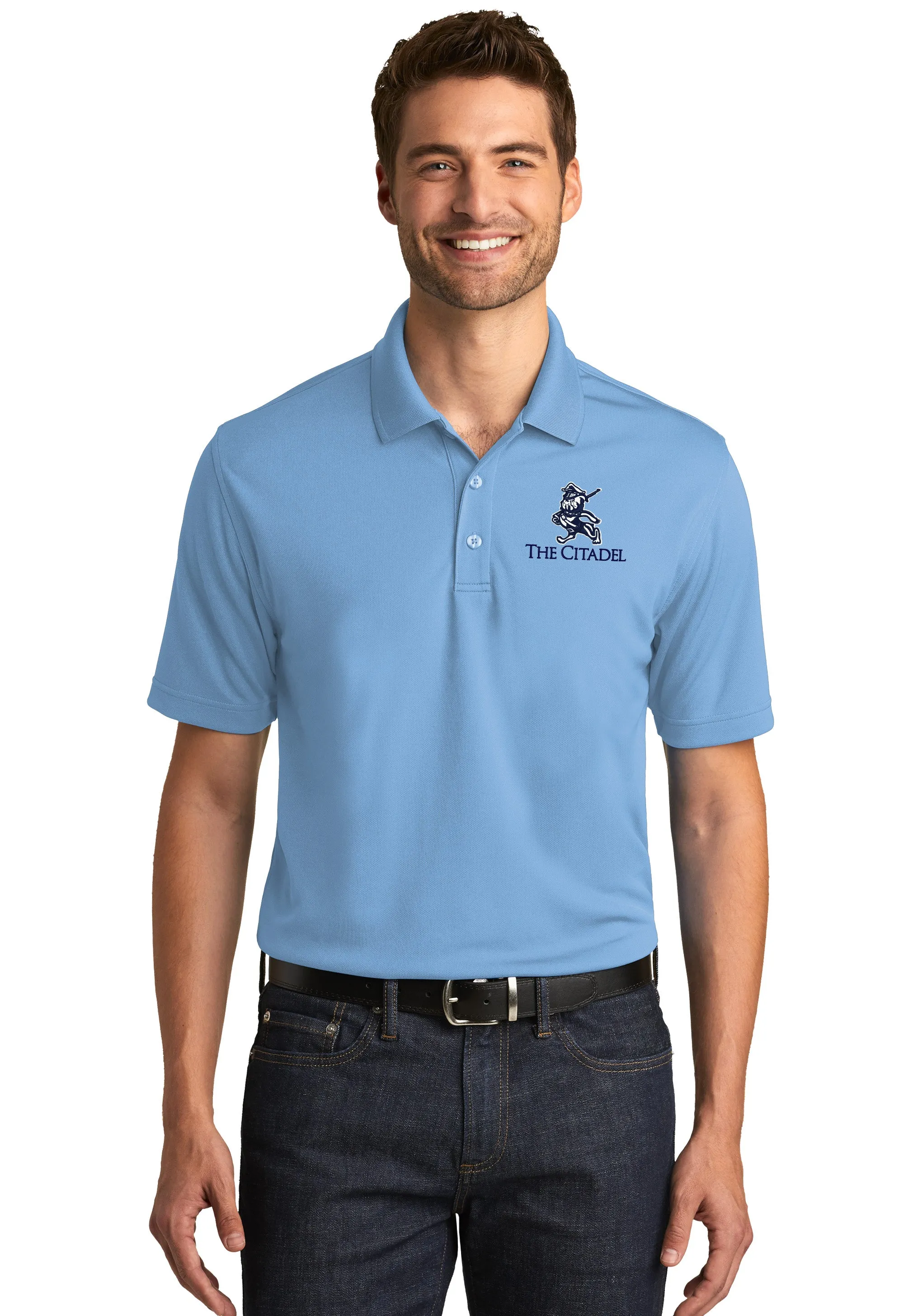 The Citadel, Marching Bulldog, UV Micro-Mesh Polo