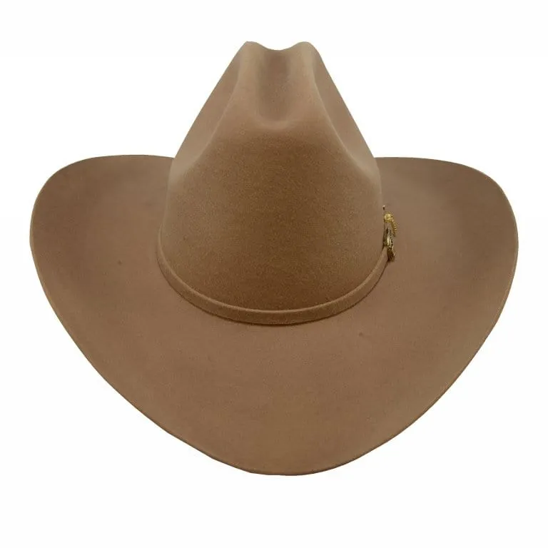 Tombstone 20X Cowboy Felt Hat Sonora Shape Brown TOM-4111