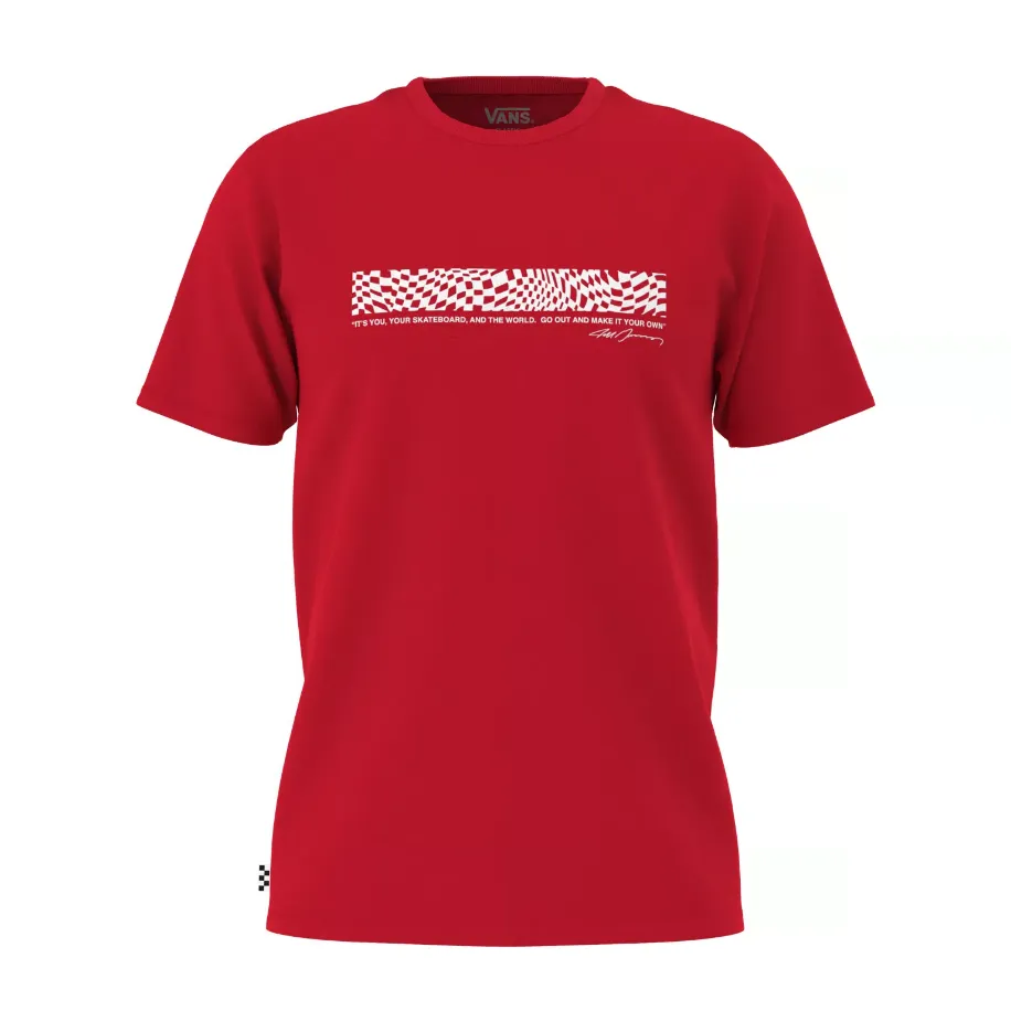 Vans Grosso Skate Short Sleeve Tee Racing Red