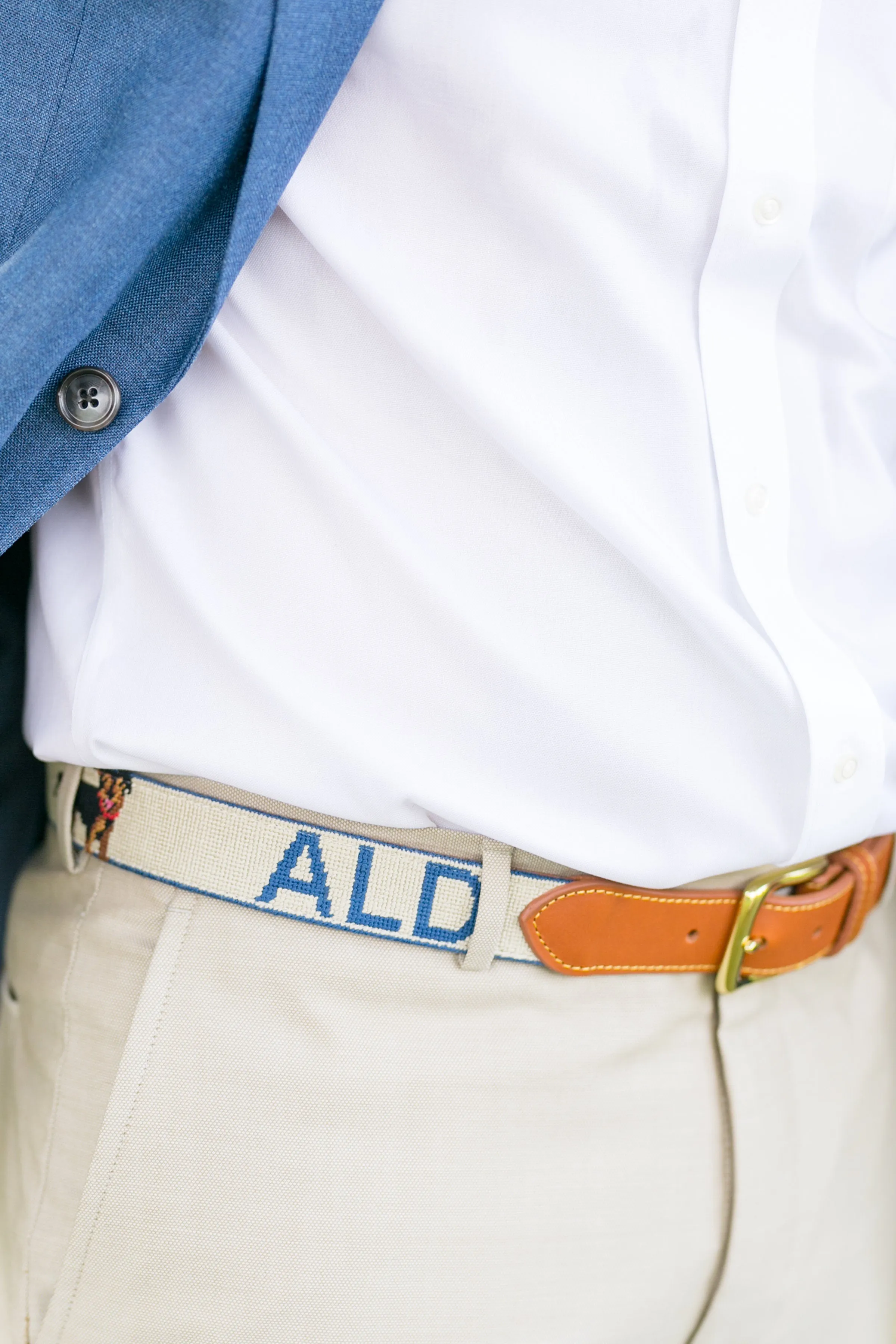 Wedding Custom Groomsmen Needlepoint Belts